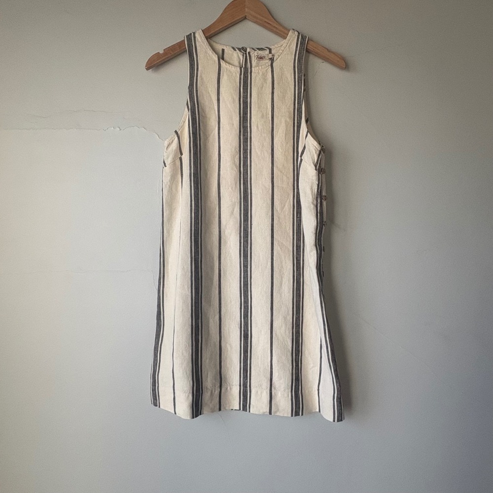 NWOT Faherty Carini Linen Shift Dress Size XS - Picture 7 of 12